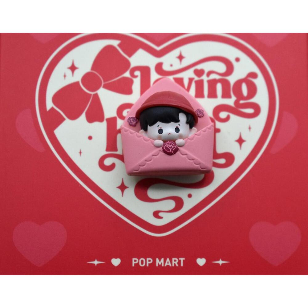 Pop Mart Pop Bean Loving Heart Hacipupu Rose for Charms (A7)
